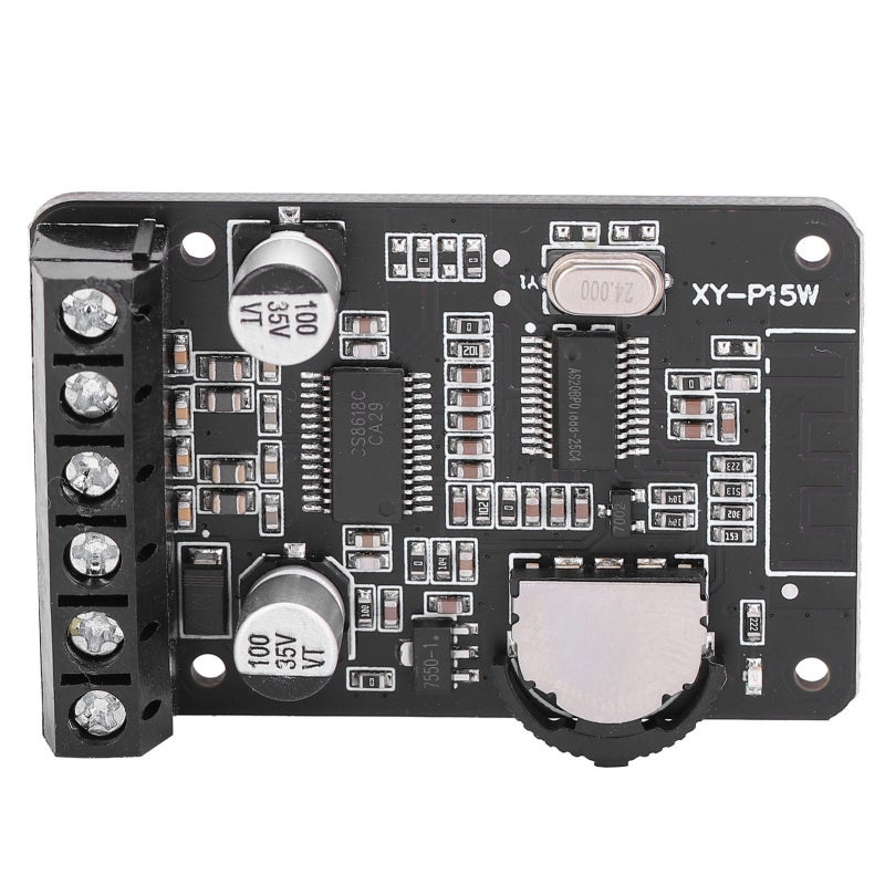 Bluetooth 5.0 Power Amplifier Module Dual Channel Stereo 2x30W PCB Board - Adjustable Volume with Protection Mechanisms for Home Car Audio System - Image 1