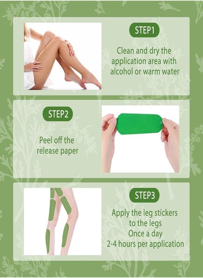 SOUTH MOON Herbal Legs Cellulite Reduction Patches for Herbal Legs - Natural Leg Fat Burning Stickers (Pack of 30 Pieces)  - Image 2