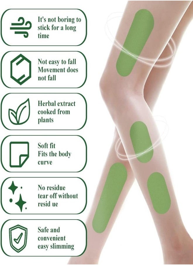 SOUTH MOON Herbal Legs Cellulite Reduction Patches for Herbal Legs - Natural Leg Fat Burning Stickers (Pack of 30 Pieces)  - Image 4