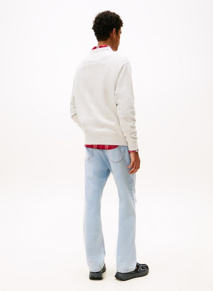 TOMMY JEANS Bouclé Logo Relaxed Sweatshirt - Image 2