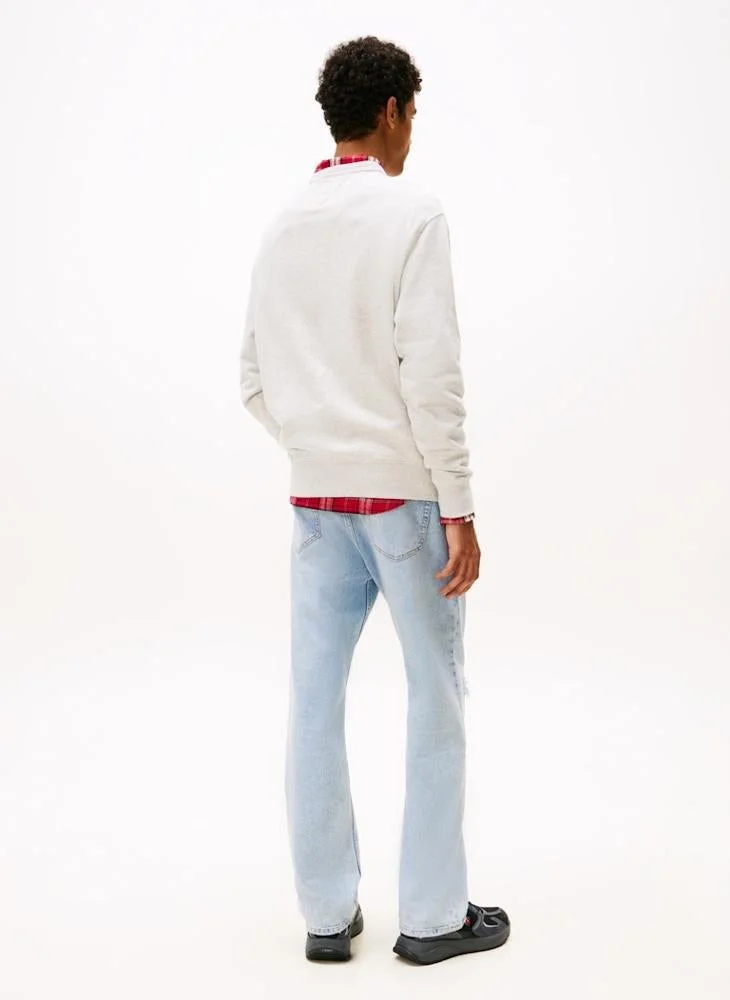 TOMMY JEANS Bouclé Logo Relaxed Sweatshirt