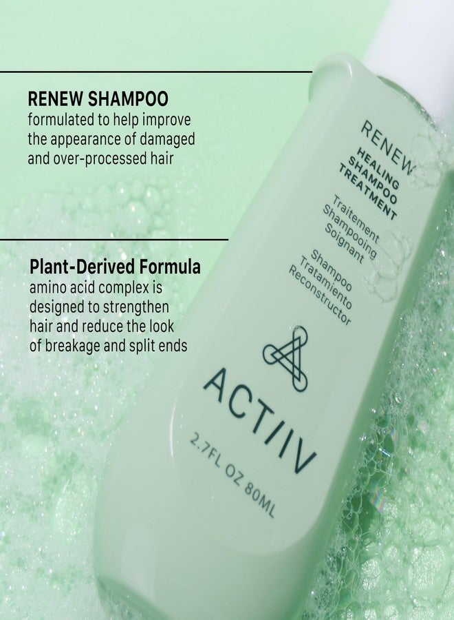 ACTIIV Renew Healing Shampoo Treatment | Improved Hair's Appearance, Promotes Scalp Health, Heals Damaged & Over-Processed Hair, Plant-Based, Color-Safe, Vegan, All Hair Types, 80 mL / 2.7 oz - Image 3