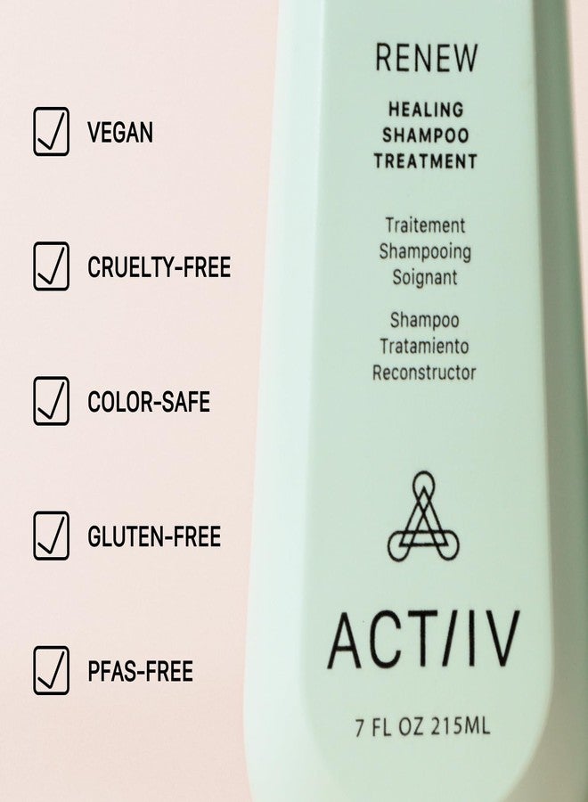 ACTIIV Renew Healing Shampoo Treatment | Improved Hair's Appearance, Promotes Scalp Health, Heals Damaged & Over-Processed Hair, Plant-Based, Color-Safe, Vegan, All Hair Types, 80 mL / 2.7 oz - Image 5