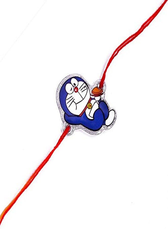 Alwaysgifts Doraemon Cartoon Rakhi for Kids Brother/Sister - Thread Style Rakhi for Bhai - Image 2