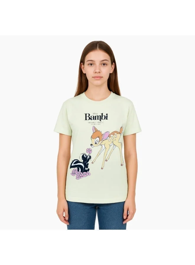 Disney Disney Bambi  Girl's Short Sleeve T-Shirt