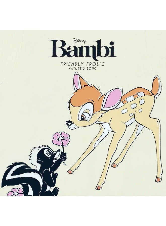 Disney  Disney Bambi  Girl's Short Sleeve T-Shirt for Women | Best Price UAE