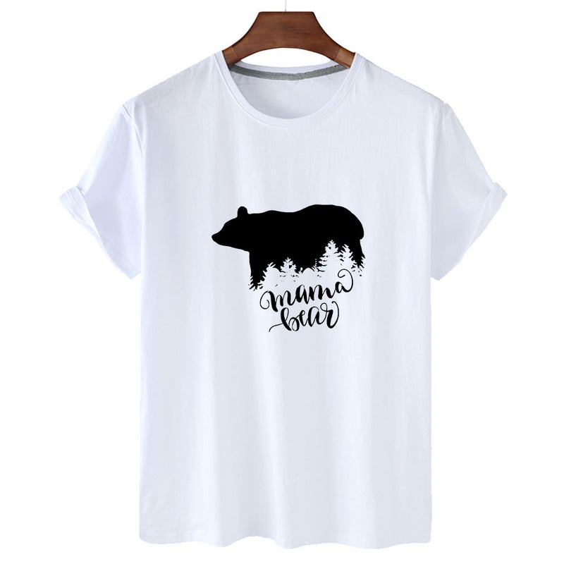 Independent Station Senior Mom 2023 Letter Simple Printing Loose Short-Sleeved T-Shirt Spot Women'S Clothing - Image 4