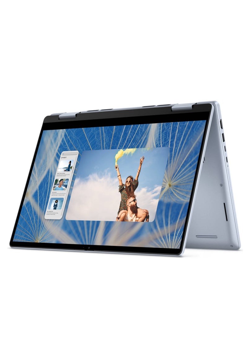 ديل لابتوب إنسبيرون 14 7440 2 في 1 قابل للتحويل مع شاشة تعمل باللمس FHD+ WVA بحجم 14 بوصة، مع معالج إنتل كور 7 150U/ذاكرة وصول عشوائي 16 جيجابايت/قرص صلب SSD بسعة 1 تيرابايت/رسومات إنتل إيريس XE/ويندوز 11 هوم - Image 1