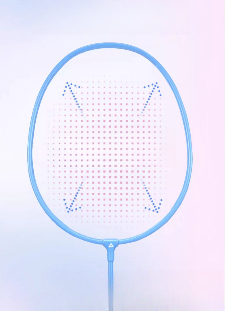 PEAK Badminton Racket Single Racket Double Racket Iron Alloy Ultra Light Professional Set - Image 3