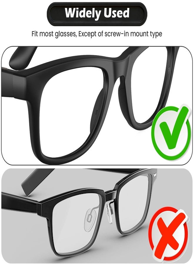 pupvus 12 Pairs Nose-Pad Compatible with Ray-Ban-Meta-Wayfarer-Eyeglass - Soft Silicone Hollowed-out comfortNose Pads, Anti Slip Replacement Nose Pads - Image 3