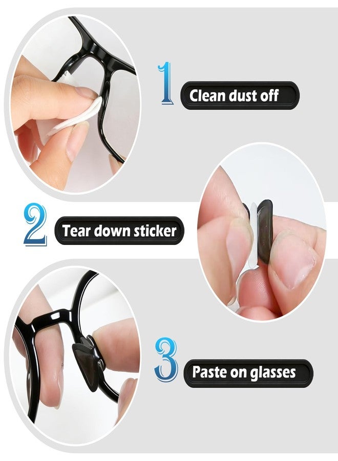 pupvus 12 Pairs Nose-Pad Compatible with Ray-Ban-Meta-Wayfarer-Eyeglass - Soft Silicone Hollowed-out comfortNose Pads, Anti Slip Replacement Nose Pads - Image 5