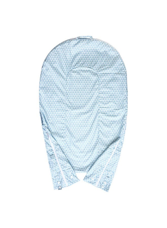 Hi Sprout Newborn Baby Nest Change Extra Cover (Suit for All Dockatot Deluxe Docks) - Blue Ocean - Image 1