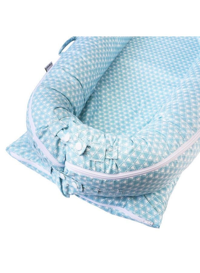 Hi Sprout Newborn Baby Nest Change Extra Cover (Suit for All Dockatot Deluxe Docks) - Blue Ocean - Image 5