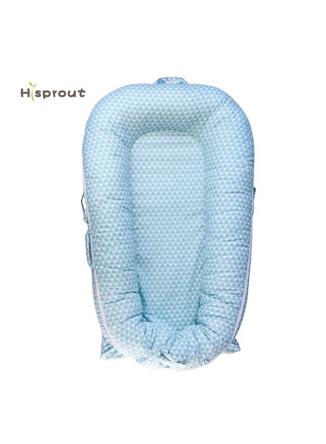 Hi Sprout Newborn Baby Nest Change Extra Cover (Suit for All Dockatot Deluxe Docks) - Blue Ocean - Image 2