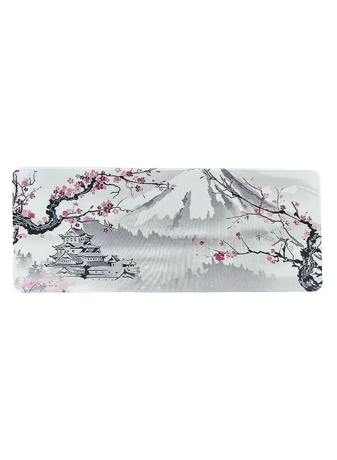 Japanese Cherry Blossom XL Gaming Mouse Pad 31 5x11 81 Inch Non Slip Rubber Base Office Desk Mat - Image 3