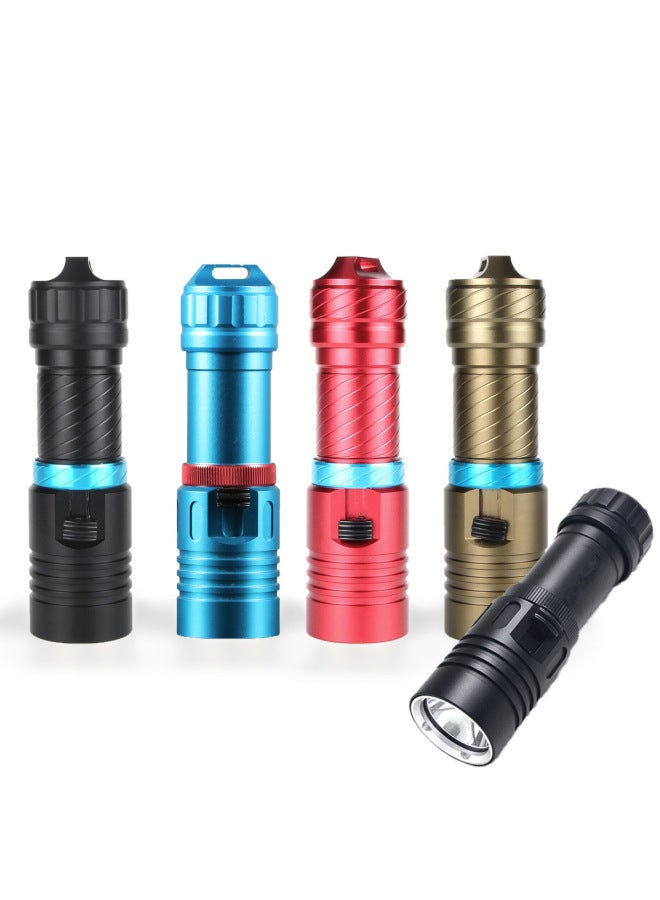 DX1T6 L2 P50 White Laser Professional Diving Flashlight Charging Underwater Flashlight Outdoor Sports Lighting Explosions-Product Specifications:18650 26650 Charger  - Image 3