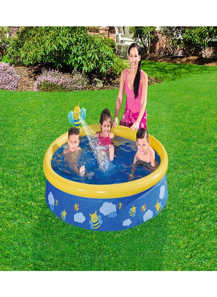 Bestway My First Fast Set Spray Pool 152Cm X 38Cm 26-57326-blue