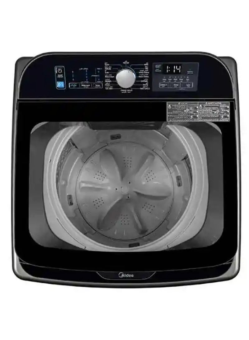 Midea Washer top Load - 17 Kg Washing - 16 Programs MAN01W17DTSA Titanium MAN01W17DTSA Titanium - Image 2