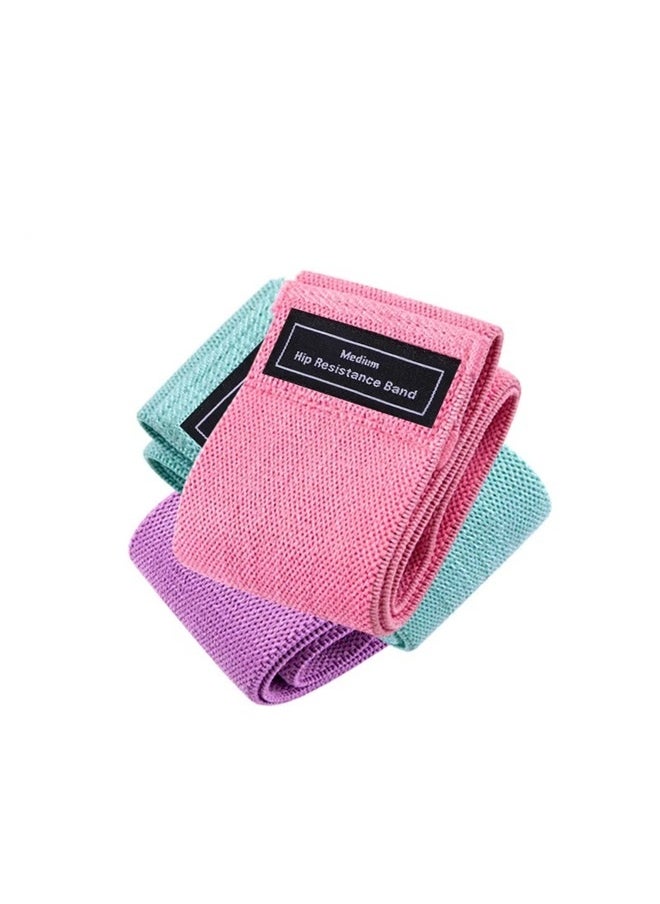 yongsheng 3-Piece Resistance Workout Booty Bands Set, Resistance Bands, Exercise Bands, Exercise Workout Bands for Muscle Training, Elastic Bands for Leg, 3 Set of Stretch Bands for Working Out Women or Men  - Image 2