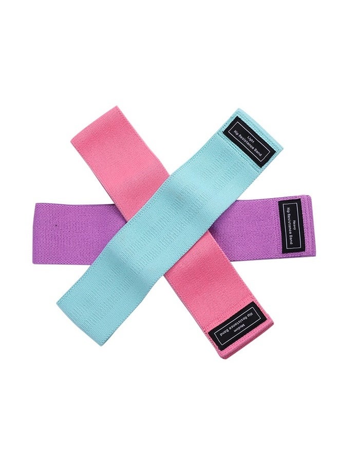 yongsheng 3-Piece Resistance Workout Booty Bands Set, Resistance Bands, Exercise Bands, Exercise Workout Bands for Muscle Training, Elastic Bands for Leg, 3 Set of Stretch Bands for Working Out Women or Men  - Image 4