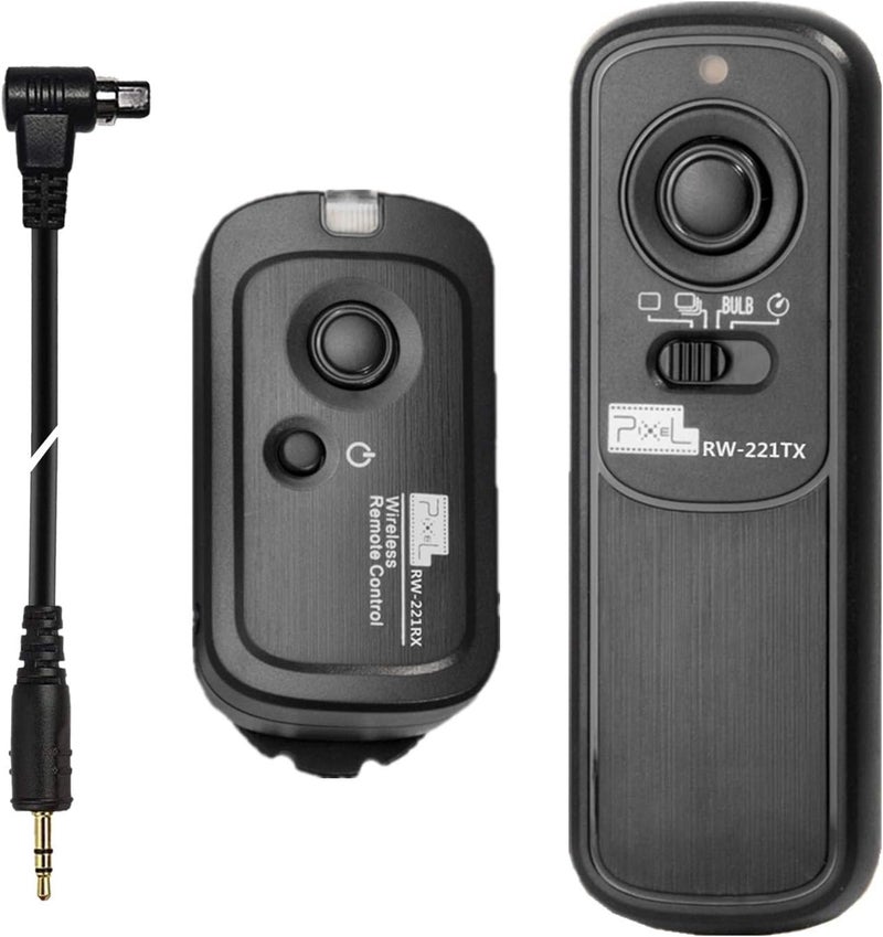 Pixel Digital Wireless Remote Shutter Release Switch N3 Compatible with Canon 5D Mark-III/Mark-IV 5D R5 R5C 10D 1DX 1DC 1DS 1D 5DS 5DSR 20D 6D 7D-Mark-II 7D 50D 40D 30D D60 D30 D2000 Replaces RS-80N3 - Image 1