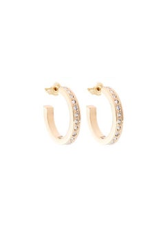 Karen Millen Small Crystal Hoop Earring  - Image 1