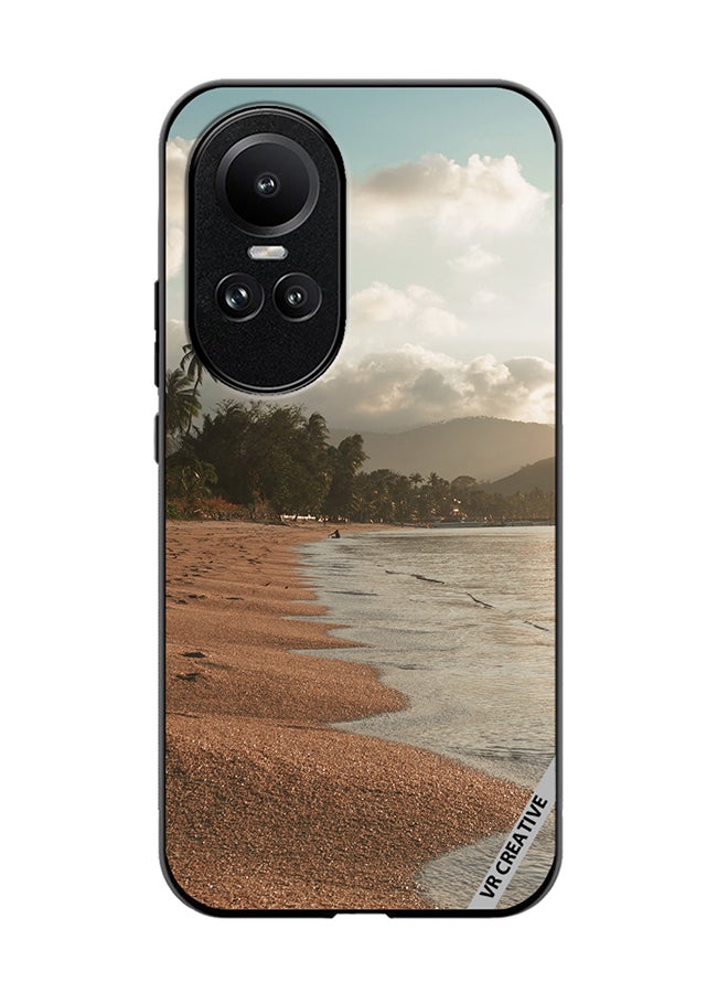 VR CREATIVE Protective Case Cover For Oppo Reno 10 Pro Summerside Design Multicolour - Image 1