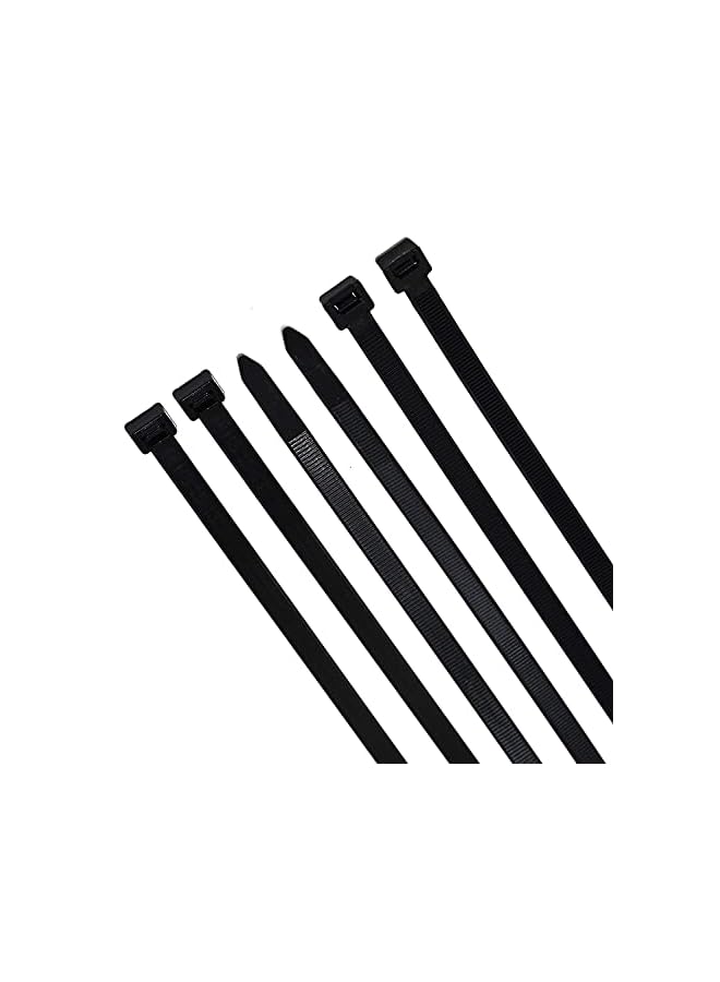 PROMASS Ties, 100pcs Self Locking Ties Heavy Duty Nylon Zip 15cm(4.5inch), Black - Image 3