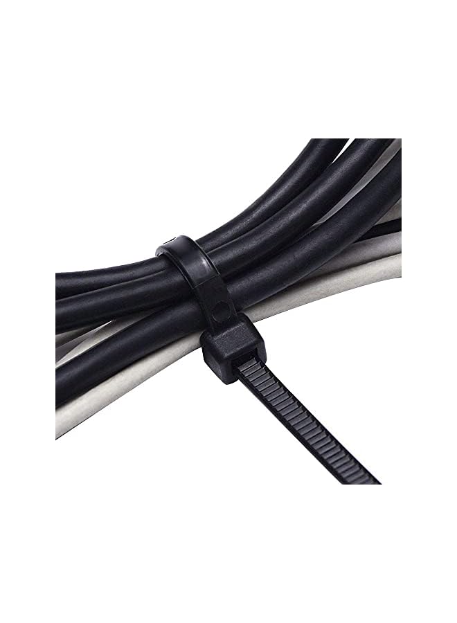 PROMASS Ties, 100pcs Self Locking Ties Heavy Duty Nylon Zip 15cm(4.5inch), Black - Image 4