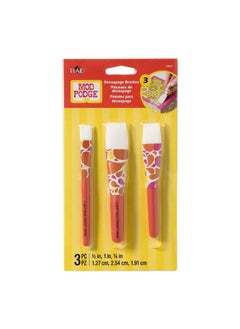 Mod Podge 10615 3 Piece Short Handle Brush Set  - Image 2