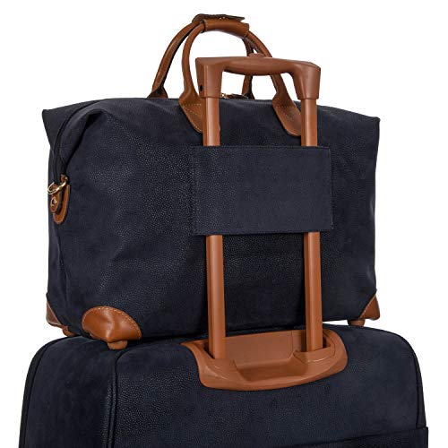 Bric's LIFE 18-Inch Cargo Duffle Bag - Luxury Duffle Bag for Travel - Weekender Bags for Women and Men - Faux Suede - Blue - Image 5