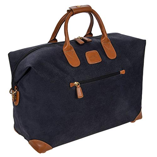Bric's LIFE 18-Inch Cargo Duffle Bag - Luxury Duffle Bag for Travel - Weekender Bags for Women and Men - Faux Suede - Blue - Image 2