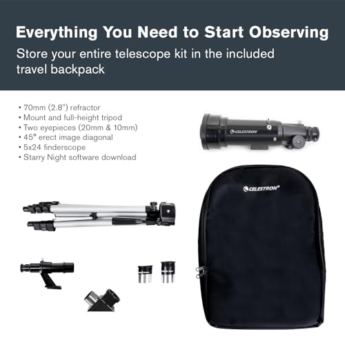 Celestron Speciality Series Travel Scope 70 Telescope - Image 5
