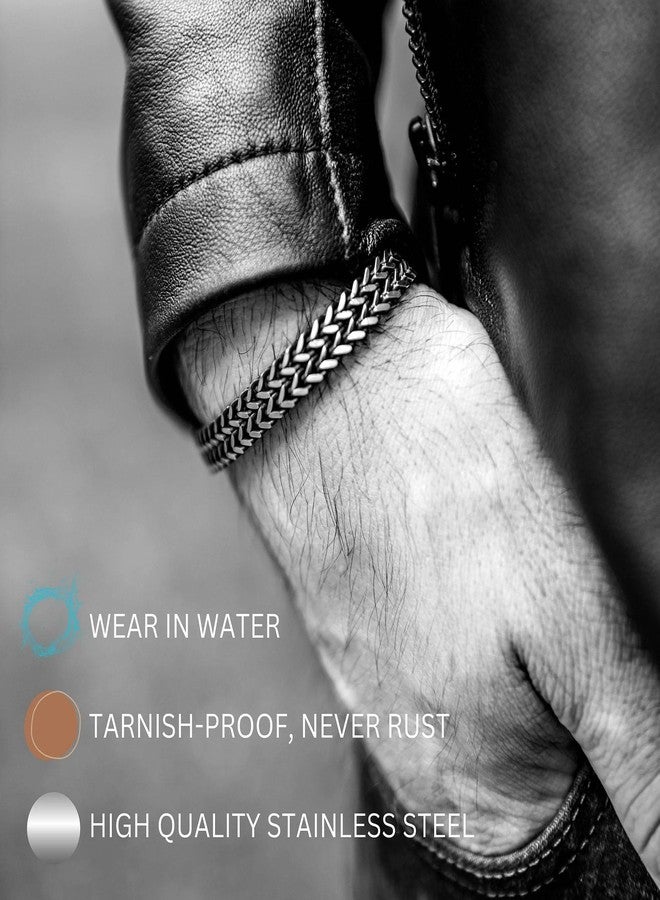 HiStock Stocking Stuffers for Teens, Son Gifts To My Son Bracelet from Mom Link Chain Bracelet Birthday Christmas Gifts for Him - Image 5