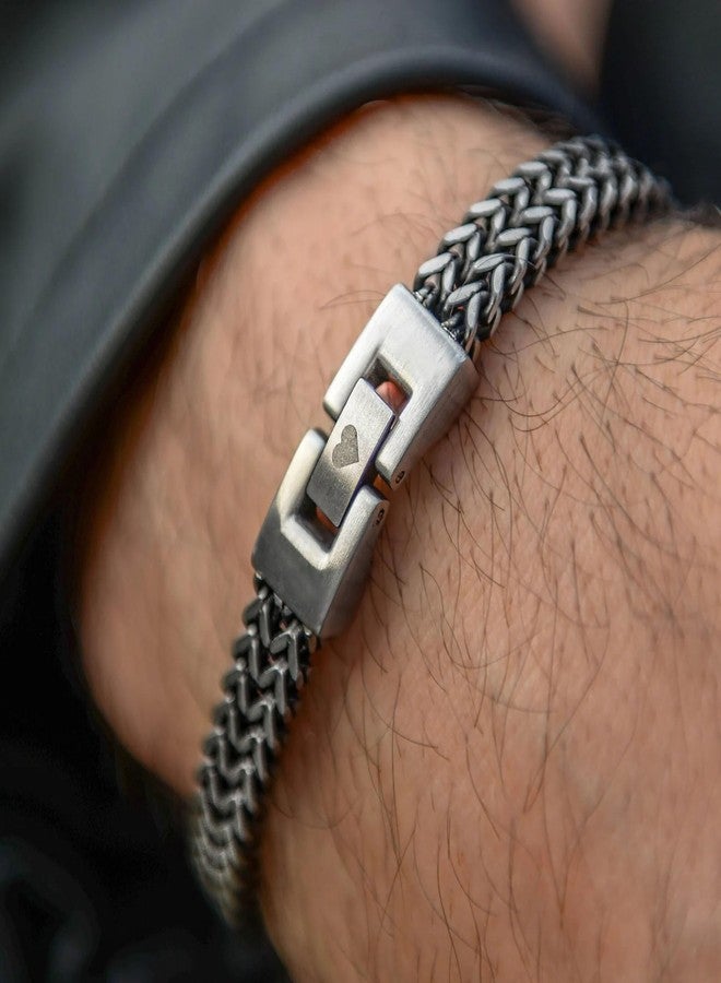 HiStock Stocking Stuffers for Teens, Son Gifts To My Son Bracelet from Mom Link Chain Bracelet Birthday Christmas Gifts for Him - Image 2
