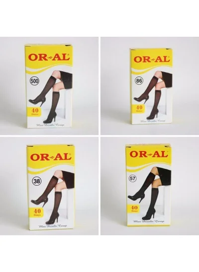 Oral 6 Pieces Or-Al 40 Den Mousse Knee Socks