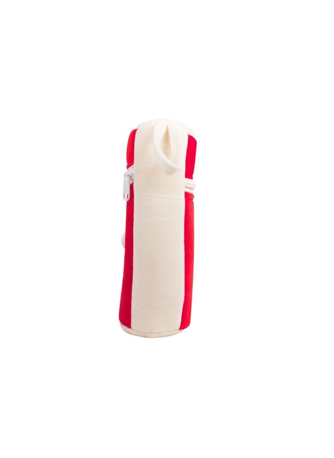 Ole Baby Dual Color Popup Cute Face Plush Bottle Cover. It Can Hold Upto 240 Ml Feeding Bottle.  - Image 2