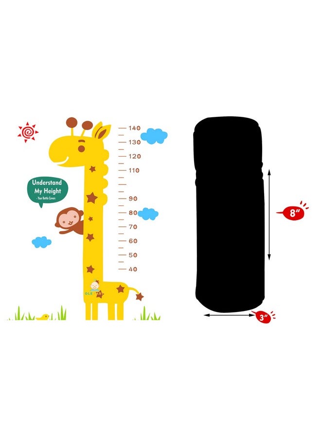 Ole Baby Dual Color Popup Cute Face Plush Bottle Cover. It Can Hold Upto 240 Ml Feeding Bottle.  - Image 3