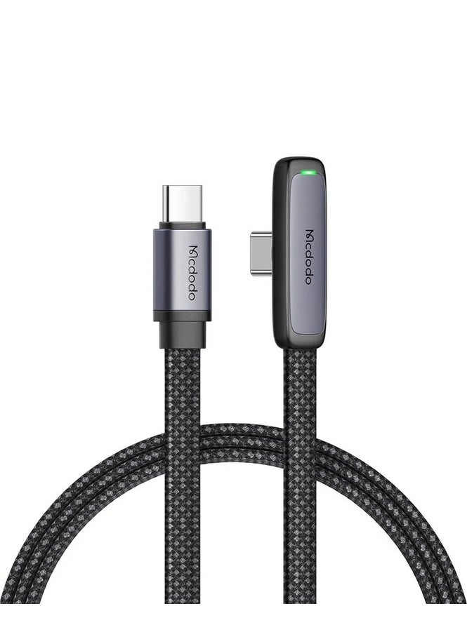Mcdodo - Mcdodo CA-3360 65W Type-C To Type-C 90 Degree Data Cable 1.2M - Image 1