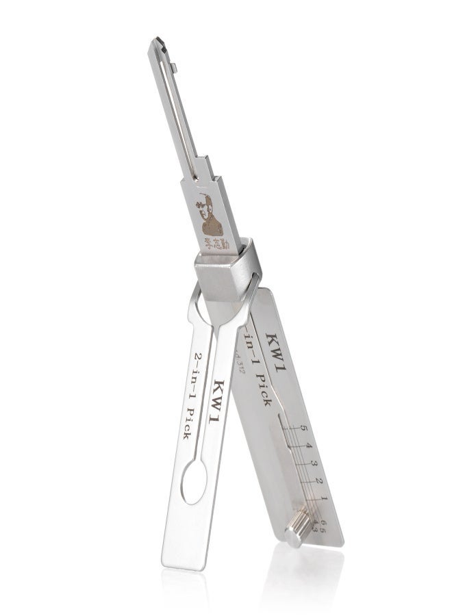 general KW1 Hook and Pick Set O-Ring Pick-up Kits Stainless Steel 2 In 1 Maintenance Repair Tool Kits for Car - Image 1