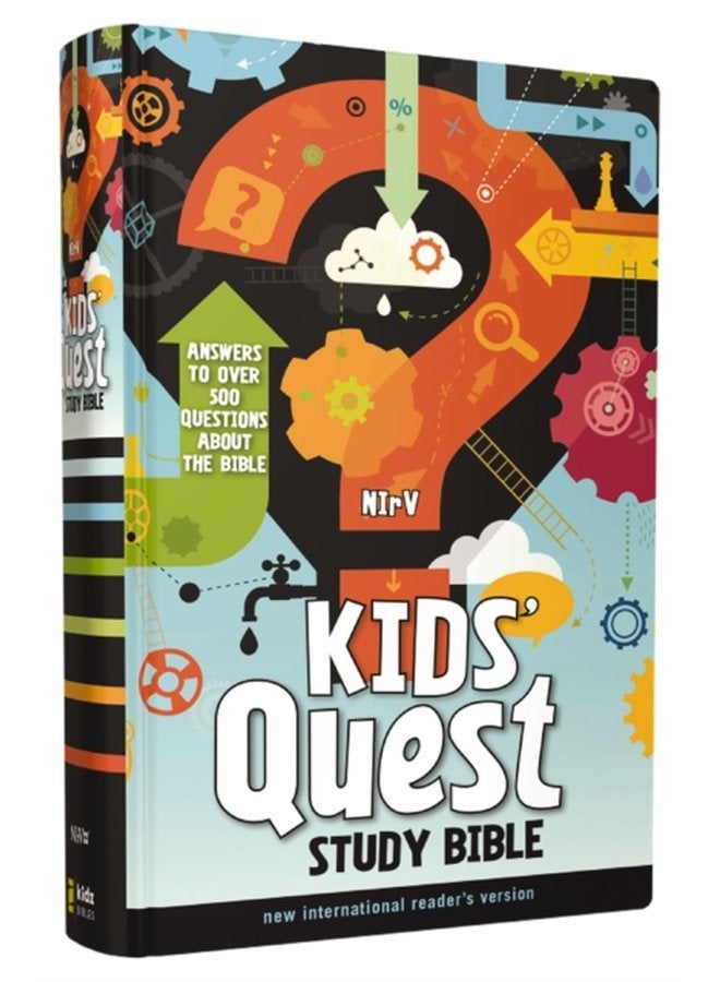 كتاب دراسة الأطفال NIrV كويست - إجابات لأكثر من 500 سؤال حول الكتاب المقدس - غلاف صلب