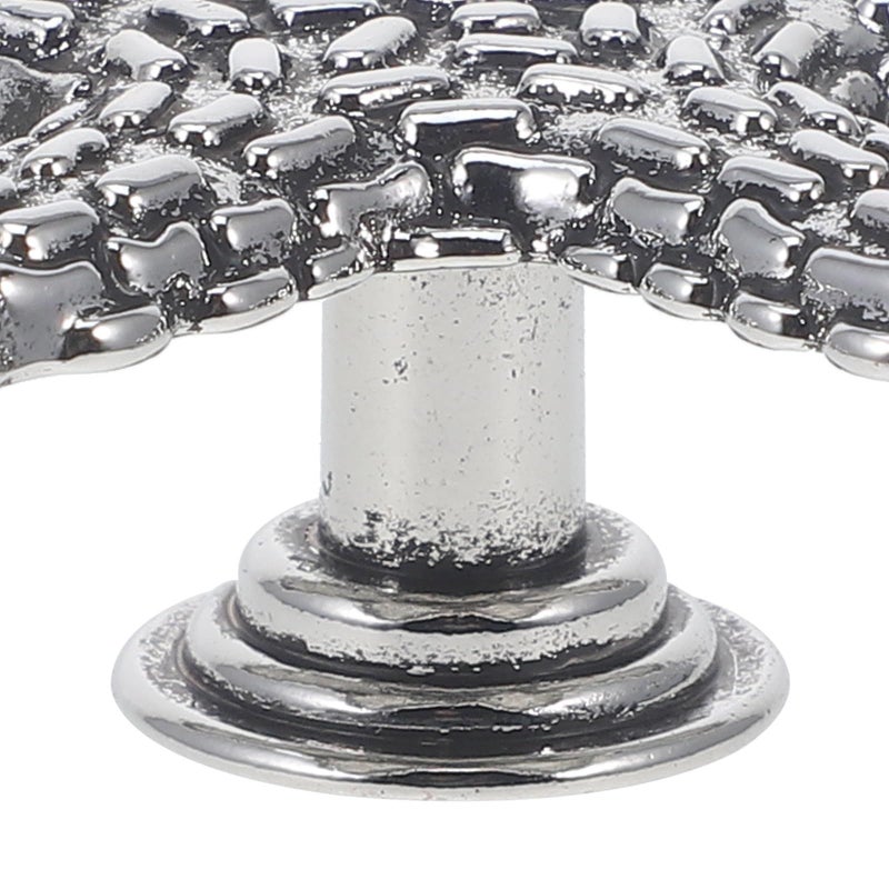 Homoyoyo Antique Silver Single Hole Cabinet Handle for Kitchen Dresser Drawer - Image 4