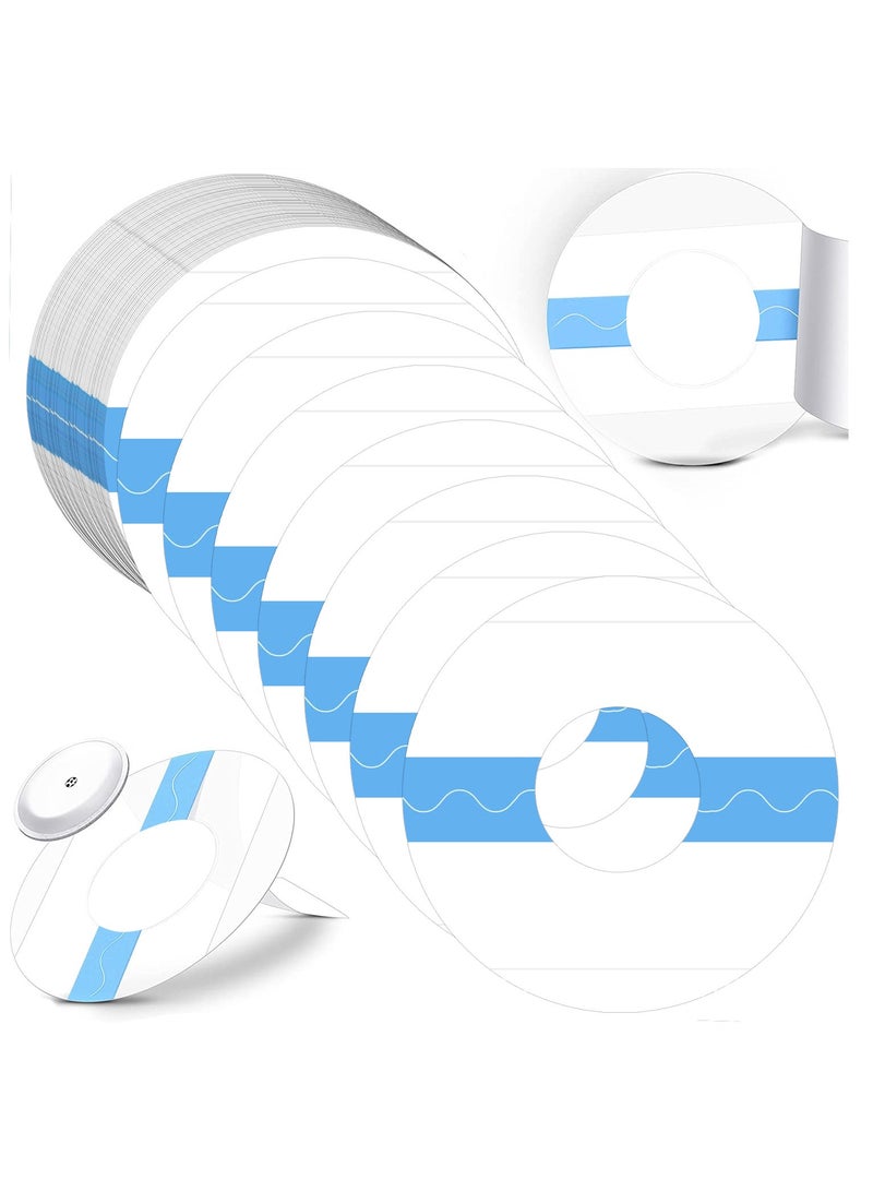 Sensor fixation patch (10 pieces), round, transparent and invisible, no adhesive marks, will not irritate the skin  - Image 4