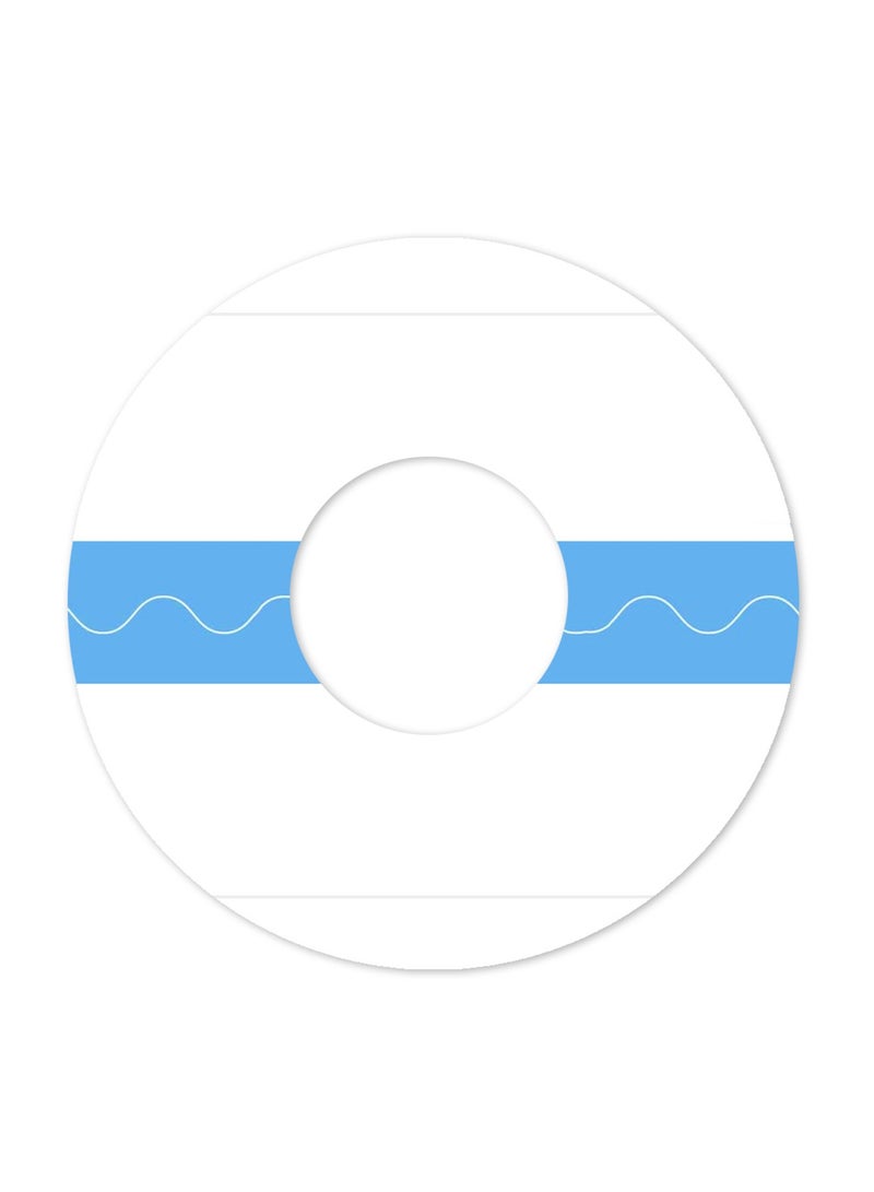 Sensor fixation patch (10 pieces), round, transparent and invisible, no adhesive marks, will not irritate the skin  - Image 5
