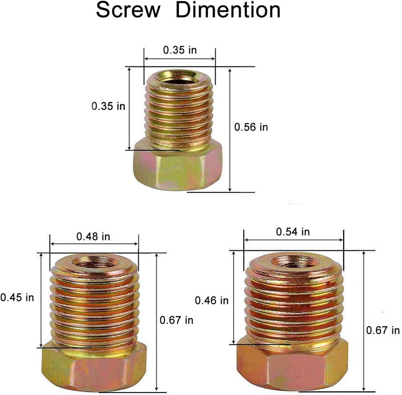 MuHize 1/4 Brake Line - Upgraded 25 Ft. Brake Line Kit(2026 New), 1/4 Flexible Copper Coated Brake Line Tube Roll(Includes 16 Inverted Flare Fittings) - Image 4