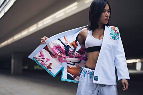 FLUORY Ladies Brazilian Jiu Jitsu Suit Female BJJ Gi Kimonos Women BJJ Uniform - Image 5