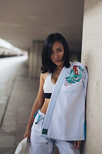 FLUORY Ladies Brazilian Jiu Jitsu Suit Female BJJ Gi Kimonos Women BJJ Uniform - Image 3