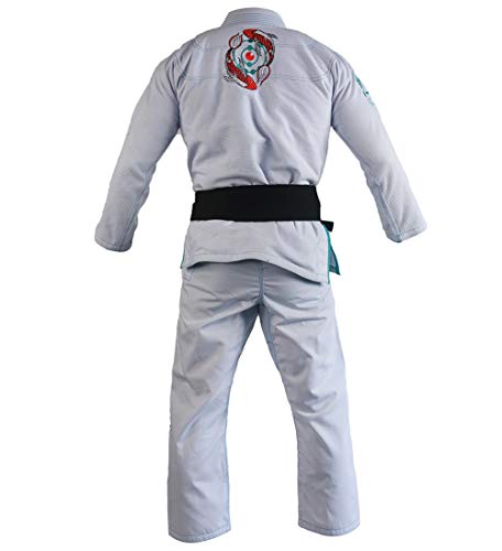 FLUORY Ladies Brazilian Jiu Jitsu Suit Female BJJ Gi Kimonos Women BJJ Uniform - Image 2