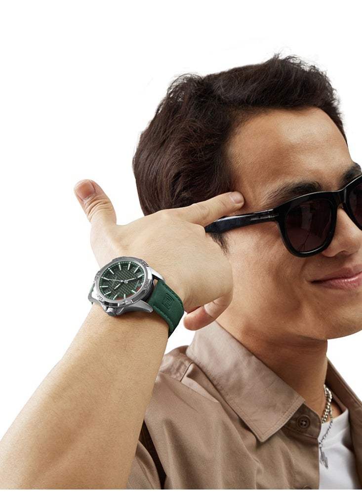 NAVIFORCE NAVIFORCE Men Casual Sport Military Quartz Calendar Wrist Watch for Man Business Leather Waterproof Male Clock  - Image 3