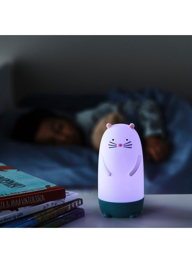 Zaboon LED night light, otter-shaped battery-operated/multicolour, 15 cm - Image 4